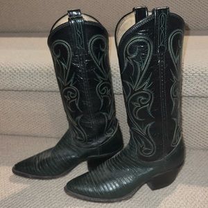 Dan Post Women's Lizard Boots - 5 1/2